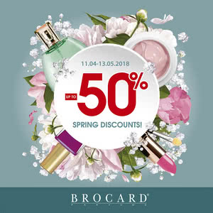 BROCARD 11.04-13.05 &laquo;Spring discounts to -50%!&raquo;