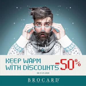 Warm up with 50% discounts
