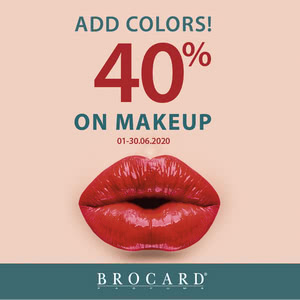 Add some color: -40% on makeup