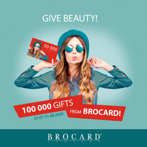 100,000 gifts from BROCARD!