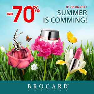 Discounts up to 70%: meet summer at BROCARD